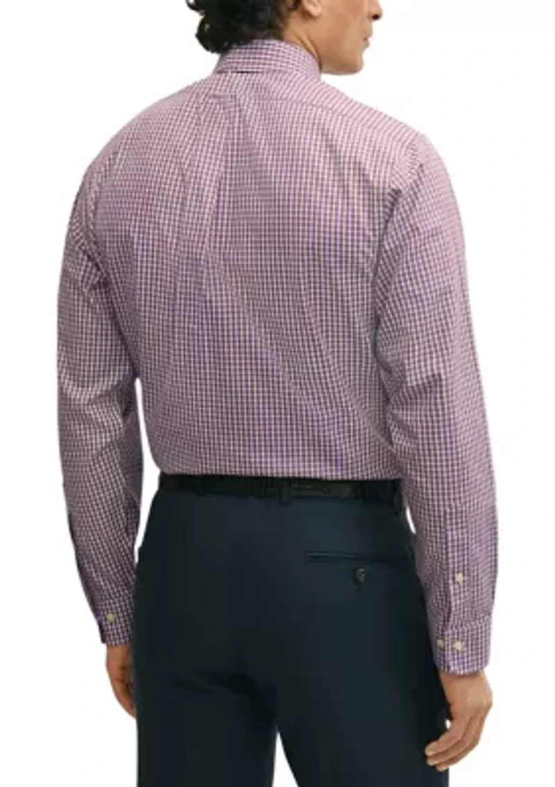 Men's Checkered Button Down Shirt