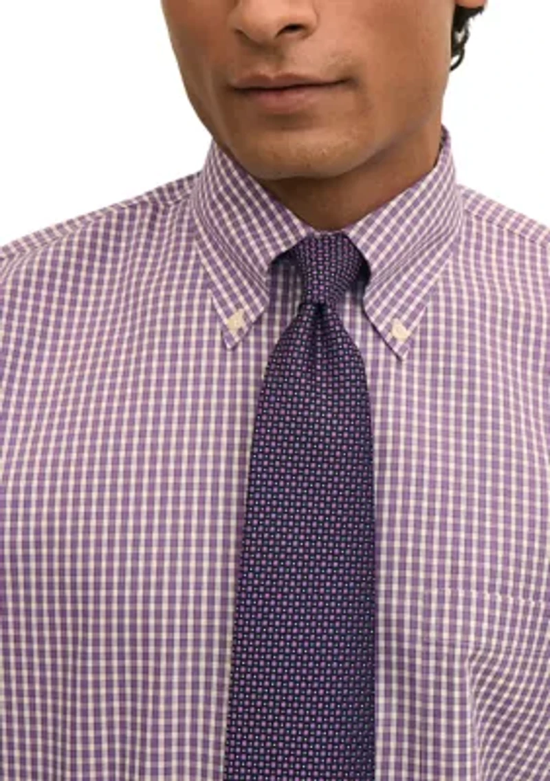 Men's Checkered Button Down Shirt