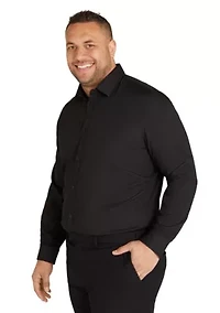 Big & Tall Boston Textured Bamboo Shirt