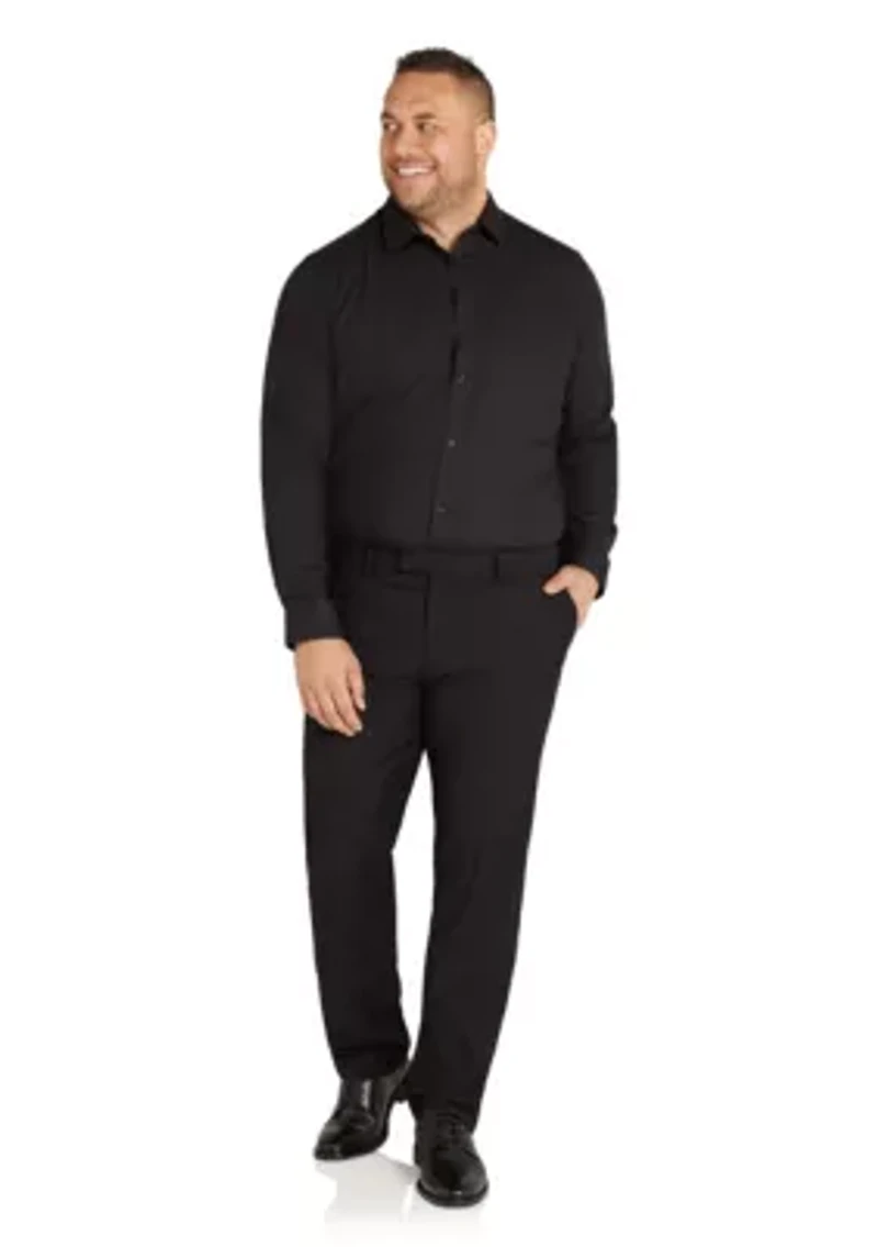 Big & Tall Boston Textured Bamboo Shirt