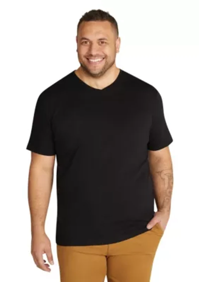 Big & Tall Essential V Neck Tee
