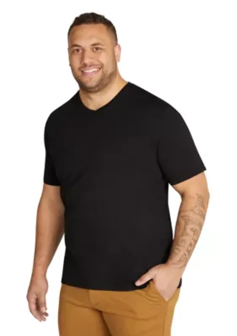 Big & Tall Essential V Neck Tee