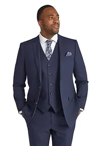 Big & Tall Damon Check Suit Jacket