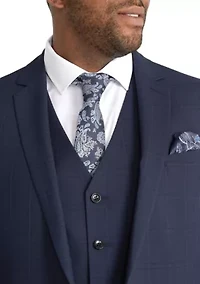 Big & Tall Damon Check Suit Jacket
