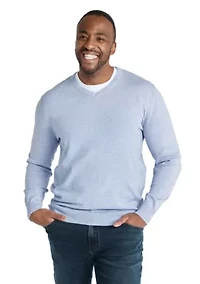 Big & Tall Essential V-Neck Sweater