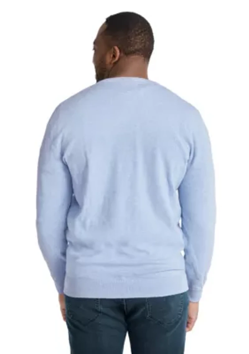 Big & Tall Essential V-Neck Sweater