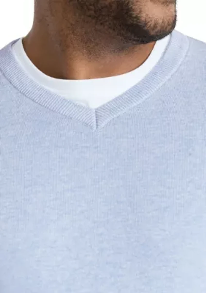 Big & Tall Essential V-Neck Sweater