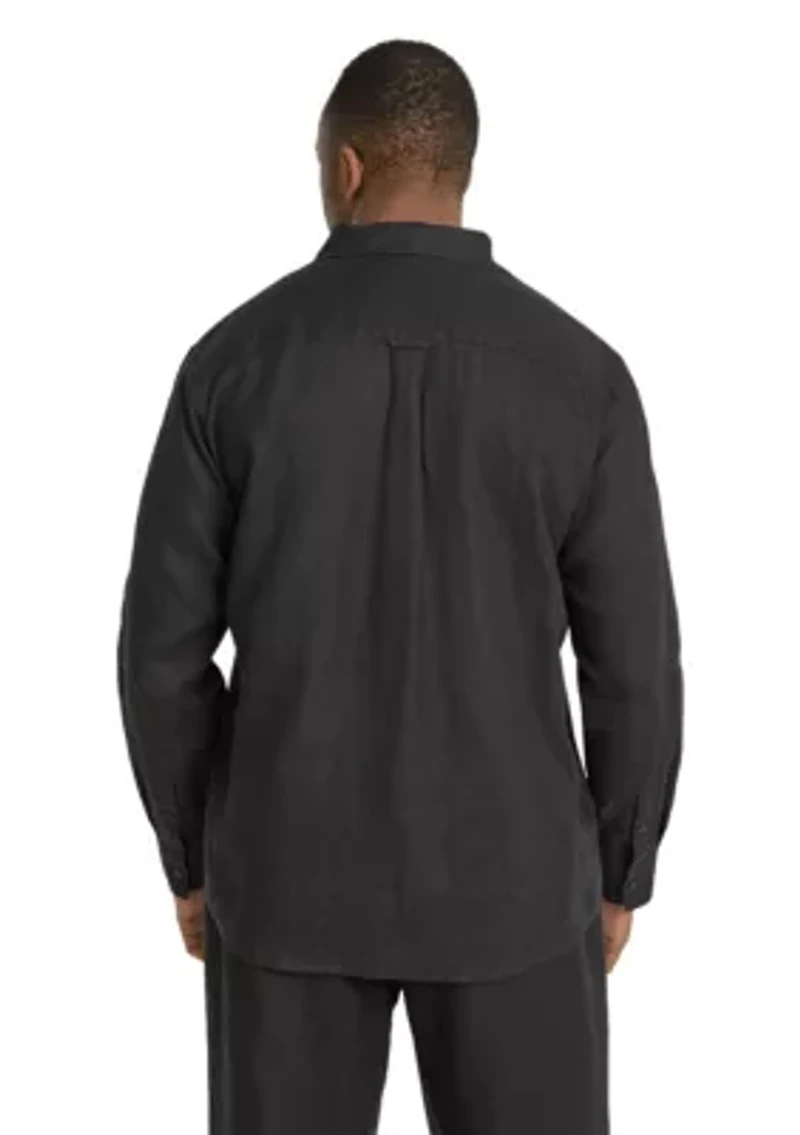 Big & Tall Resort Relaxed Fit Linen Shirt