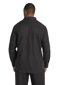Big & Tall Resort Relaxed Fit Linen Shirt