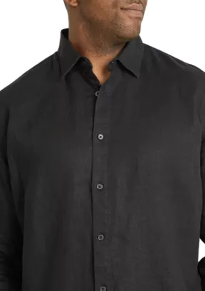 Big & Tall Resort Relaxed Fit Linen Shirt