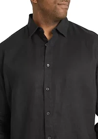 Big & Tall Resort Relaxed Fit Linen Shirt