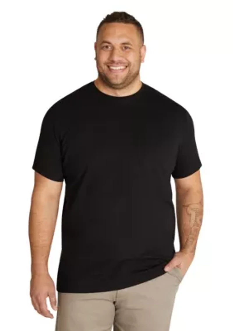 Big & Tall Essential Longline Panel Tee