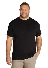 Big & Tall Essential Longline Panel Tee