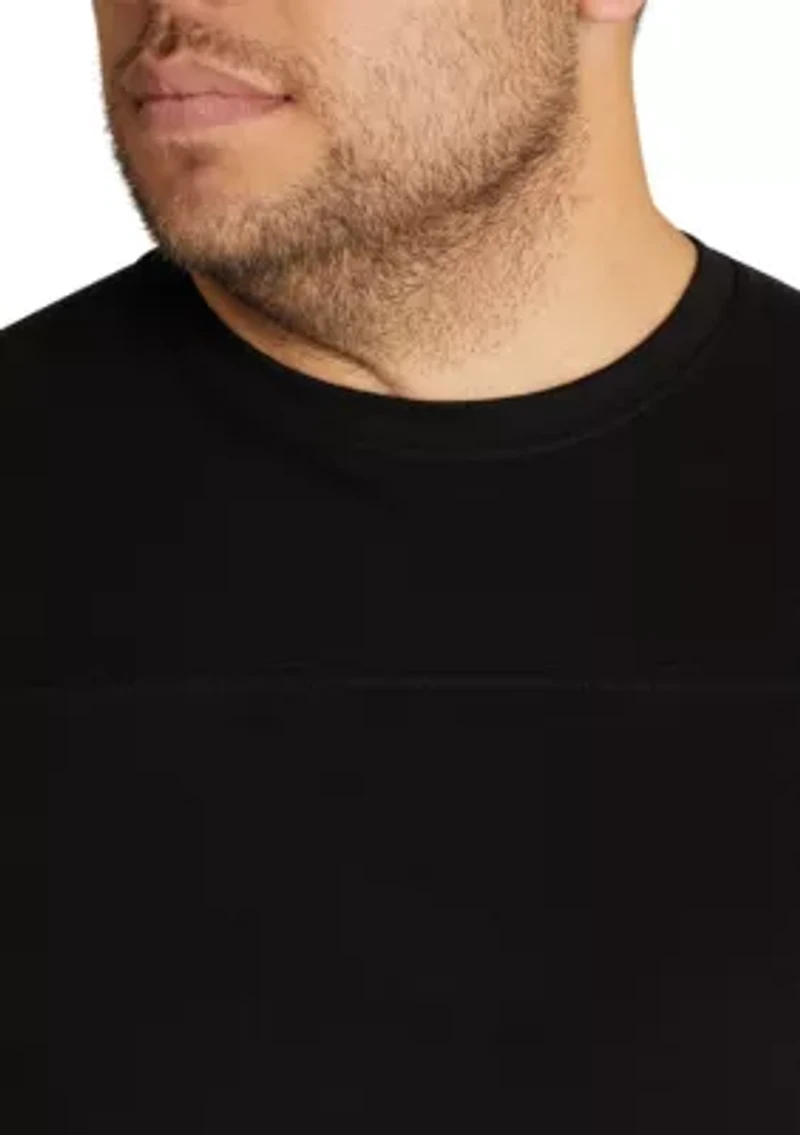 Big & Tall Essential Longline Panel Tee