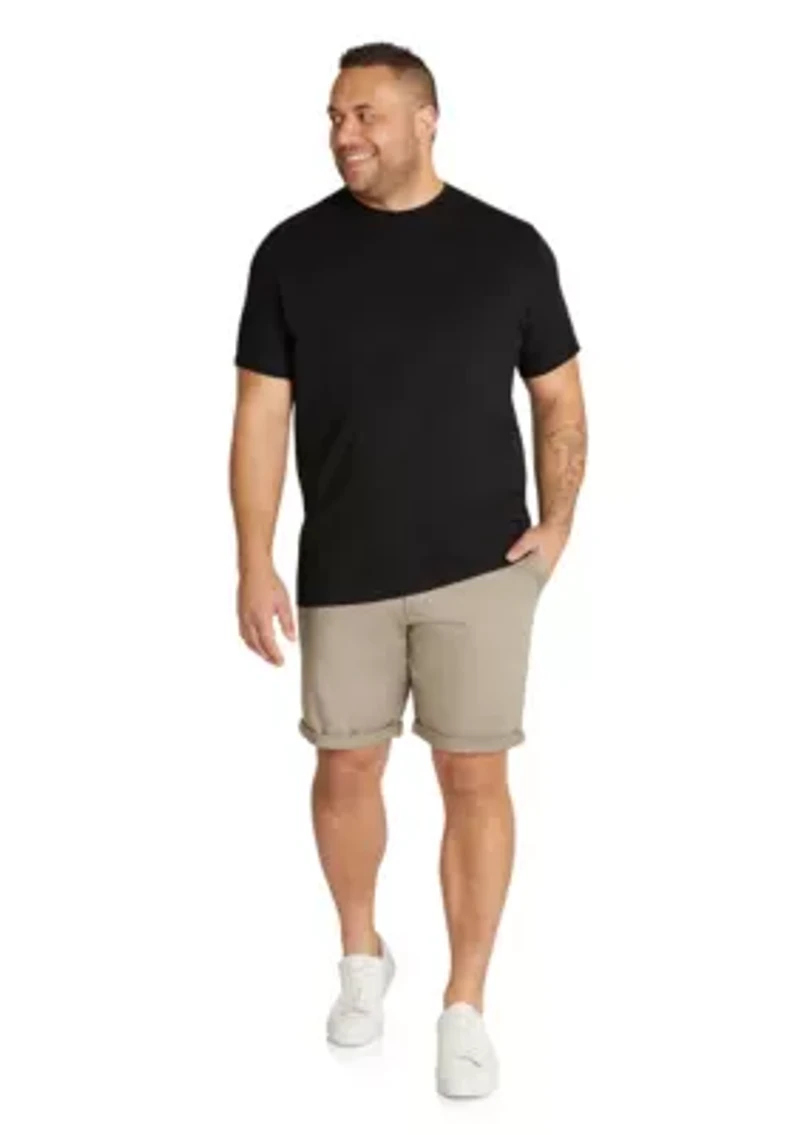 Big & Tall Essential Longline Panel Tee