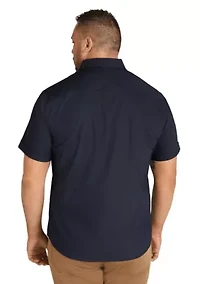 Big & Tall Emile Textured Stretch Shirt