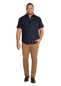 Big & Tall Emile Textured Stretch Shirt