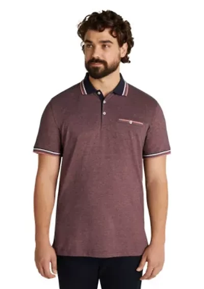 Big & Tall Piers Birdseye Polo