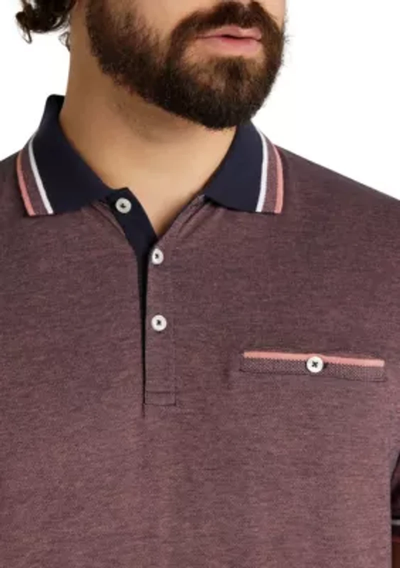 Big & Tall Piers Birdseye Polo