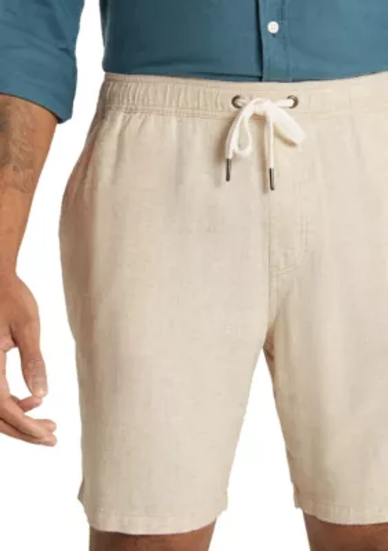 Big & Tall Burleigh Linen Blend Short