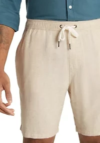 Big & Tall Burleigh Linen Blend Short