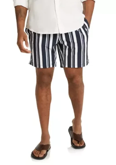 Big & Tall Cabana Stripe Swim Short