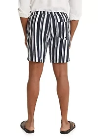 Big & Tall Cabana Stripe Swim Short
