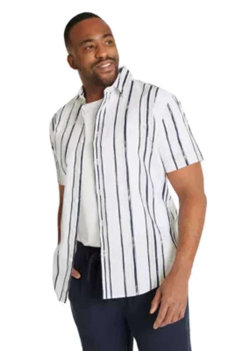 Big & Tall Archer Painterly Stripe Shirt