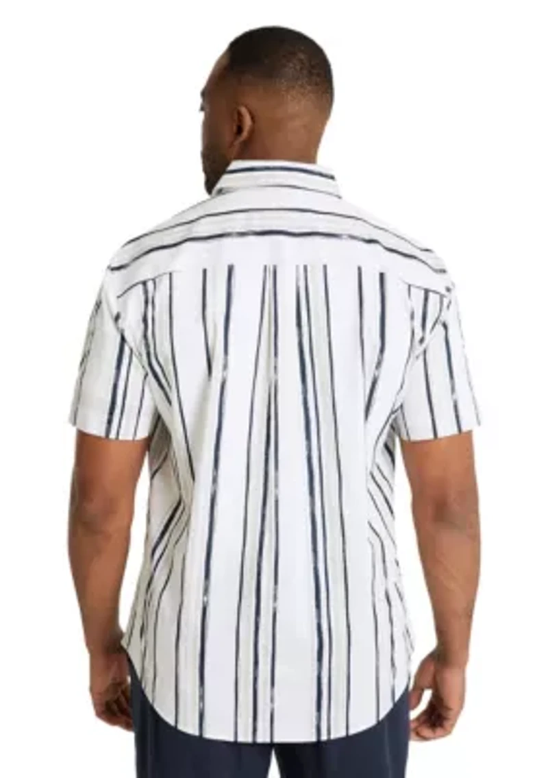 Big & Tall Archer Painterly Stripe Shirt