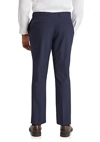 Big & Tall Damon Check Slim Dress Pant