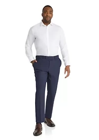 Big & Tall Damon Check Slim Dress Pant