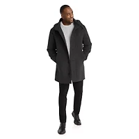 Big & Tall Evans Hood Overcoat