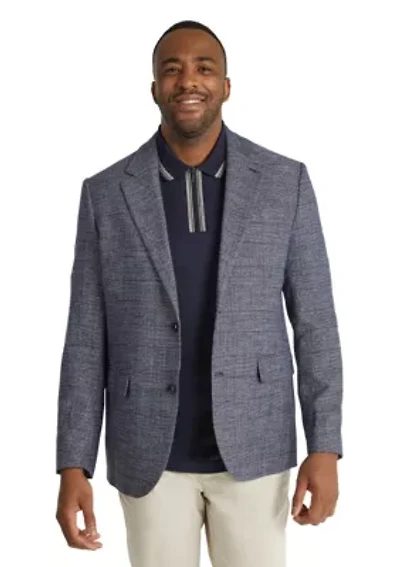 Big & Tall Elio Check Stretch Blazer