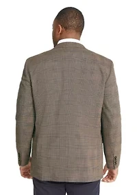 Big & Tall Aspen Check Stretch Blazer