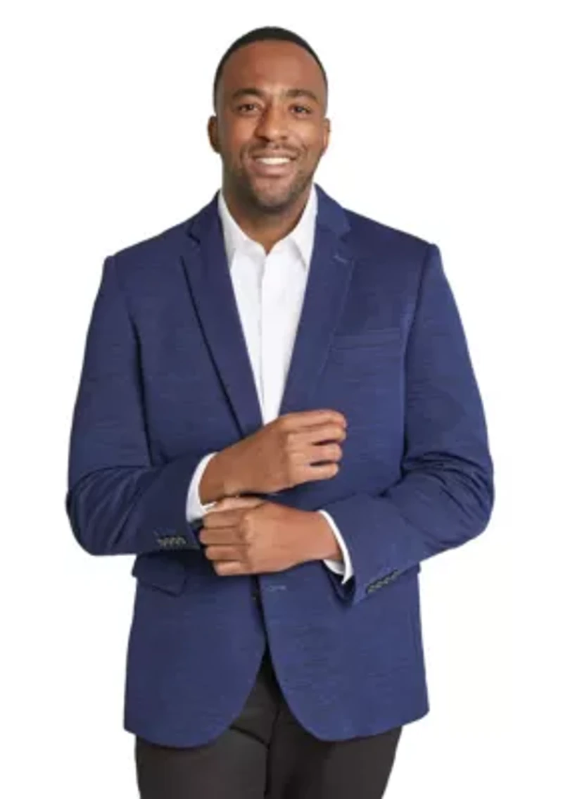 Big & Tall Johnny Bigg Mens Milton Textured Stretch Blazer