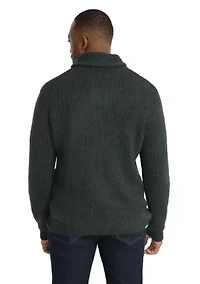 Big & Tall Porter Shawl Neck Sweater