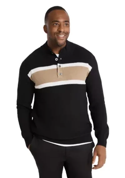 Big & Tall Keating Stripe Sweater