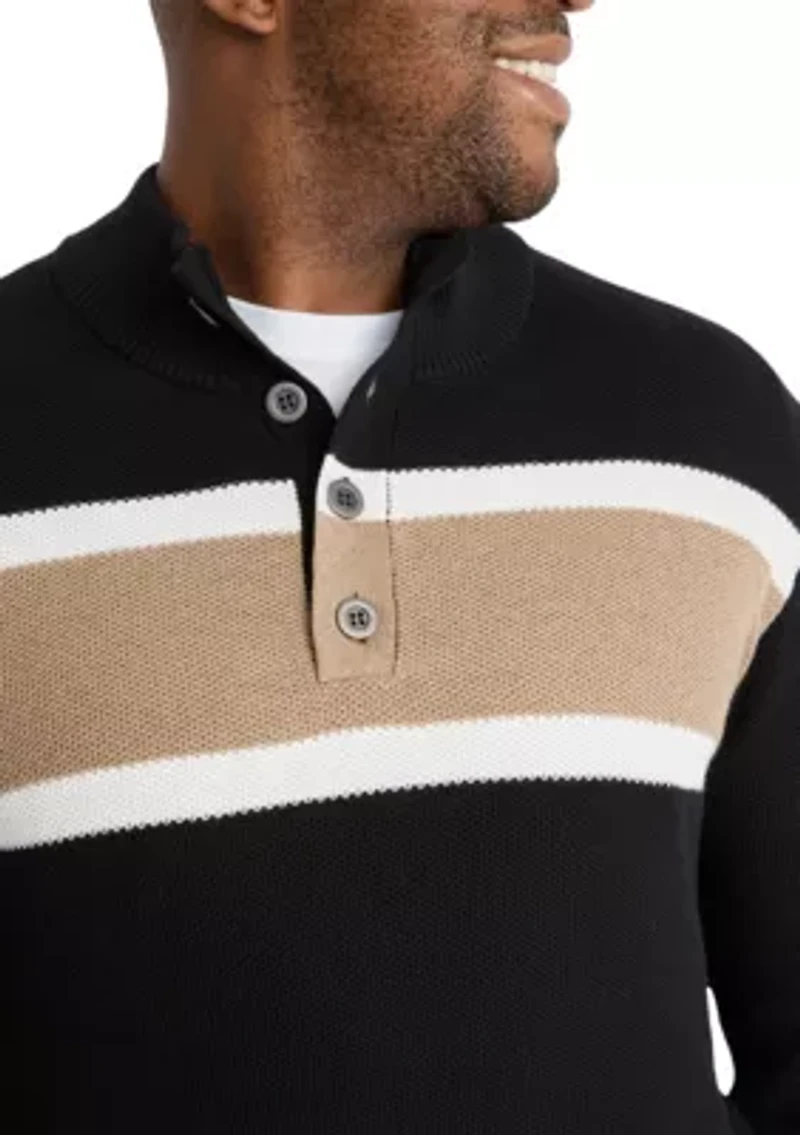 Big & Tall Keating Stripe Sweater