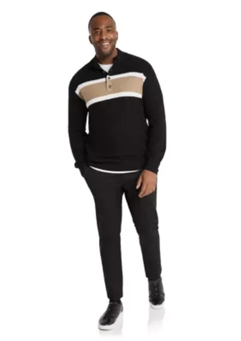 Big & Tall Keating Stripe Sweater