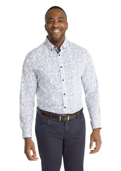 Big & Tall Donovan Paisley Print Shirt