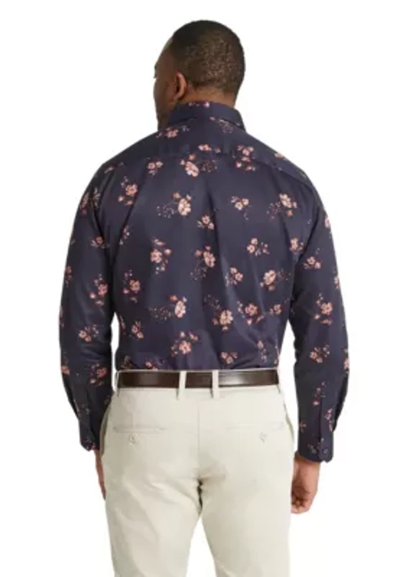 Big & Tall Clayton Floral Print Shirt