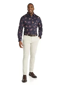 Big & Tall Clayton Floral Print Shirt