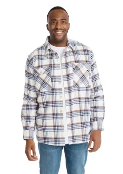 Big & Tall Levi Check Overshirt