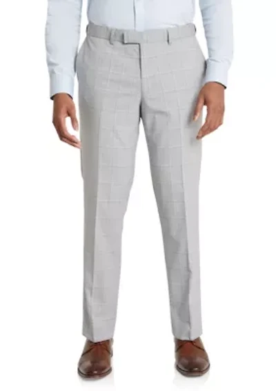 Big & Tall Johnny Bigg Mens Cavill Check Dress Pant
