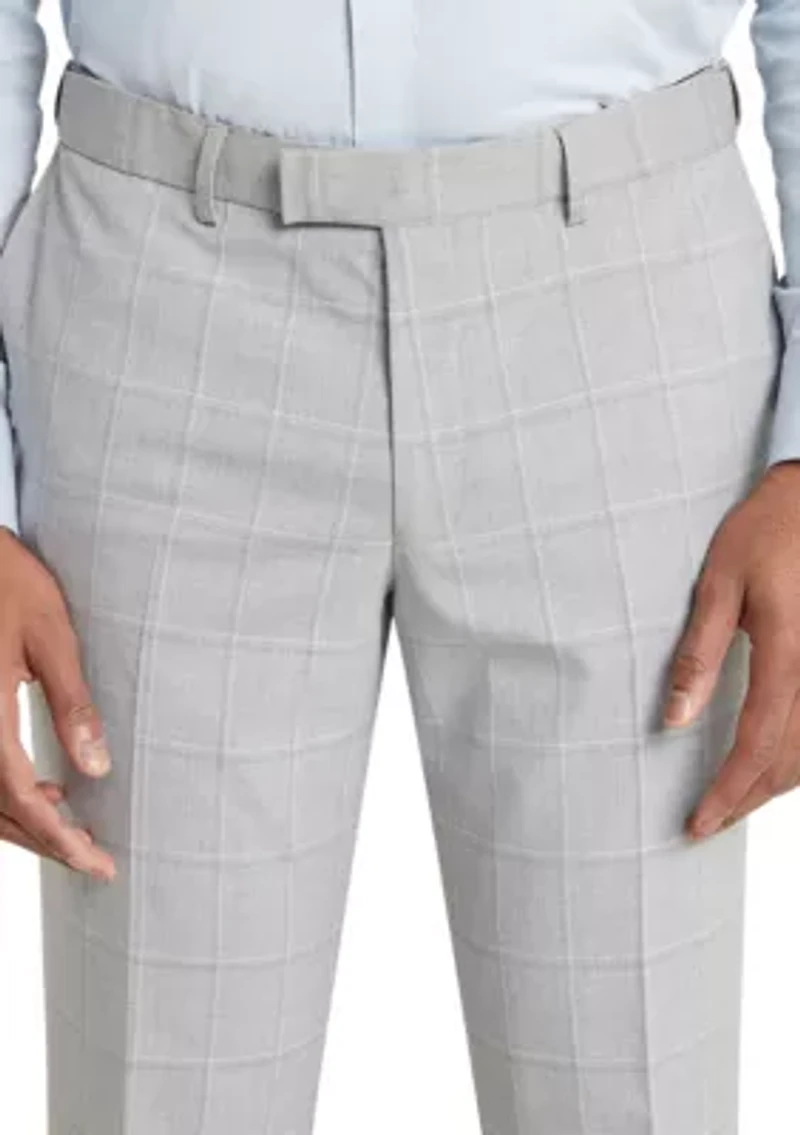 Big & Tall Johnny Bigg Mens Cavill Check Dress Pant