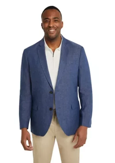 Big & Tall Johnny Bigg Mens Cruz Linen Blazer