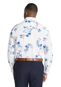 Big & Tall Bailey Floral Stretch Shirt