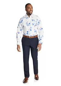 Big & Tall Bailey Floral Stretch Shirt