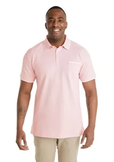 Big & Tall Johnny Bigg Mens Frazier Textured Polo