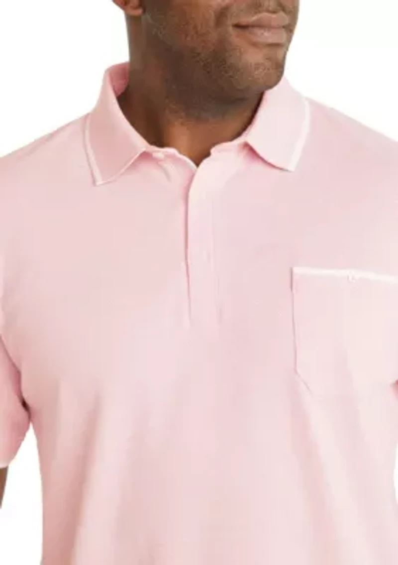 Big & Tall Johnny Bigg Mens Frazier Textured Polo